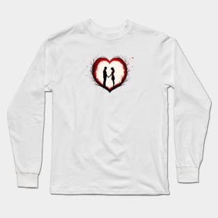 High Score Hearts - I Love My Valentine Long Sleeve T-Shirt